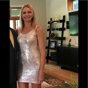 Aidan Mattox sequin dress